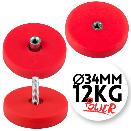 Magneti neodimio gommati 34 - magneti, al